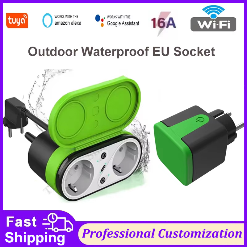 Outdoor Power Adapter - Tuya EU 16A Wifi Smart Outdoor