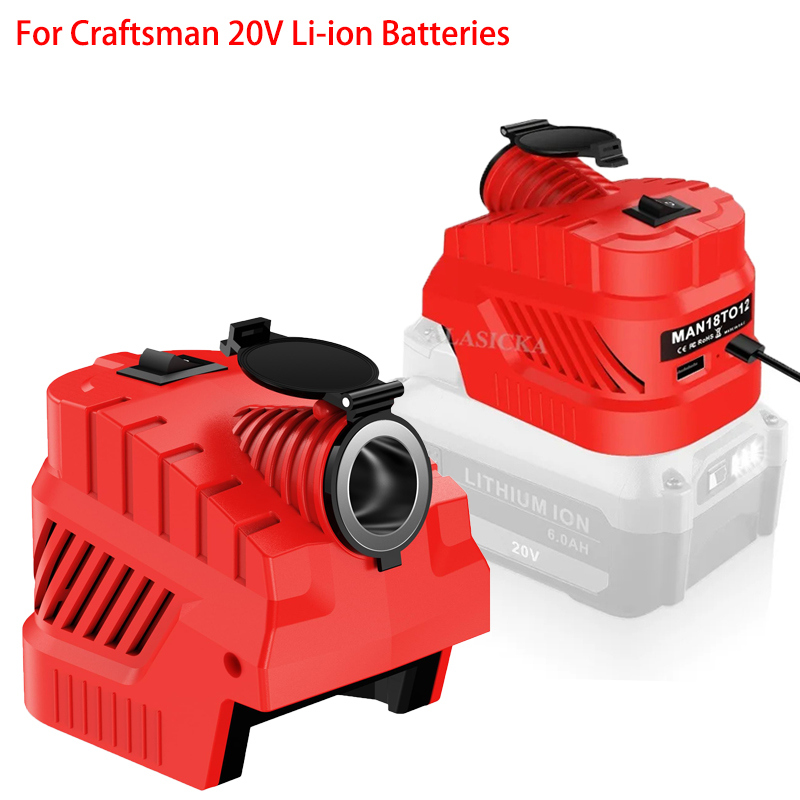 Outdoor Power Inverter - DC 12V Step-Down Inverter Power Adapter
