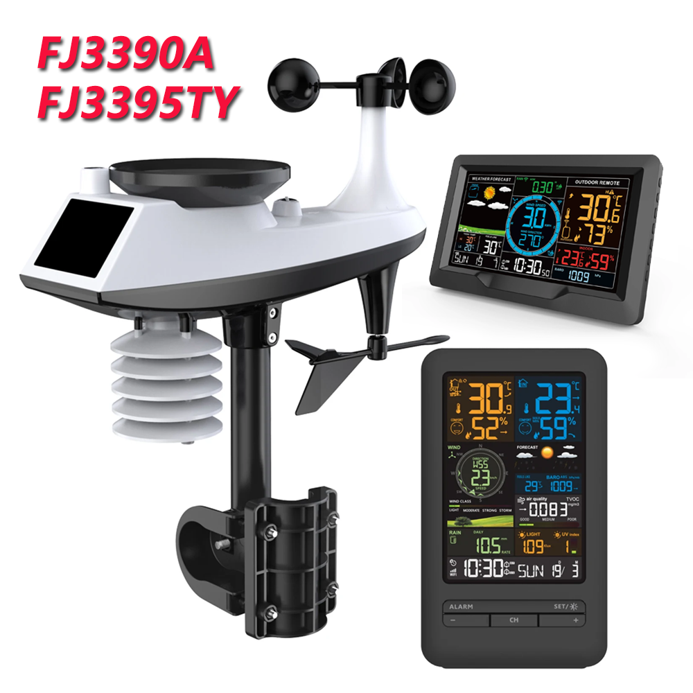 Outdoor Power Tower - FJ3395TY /FJ3390A Weather Station Sensor Indoor