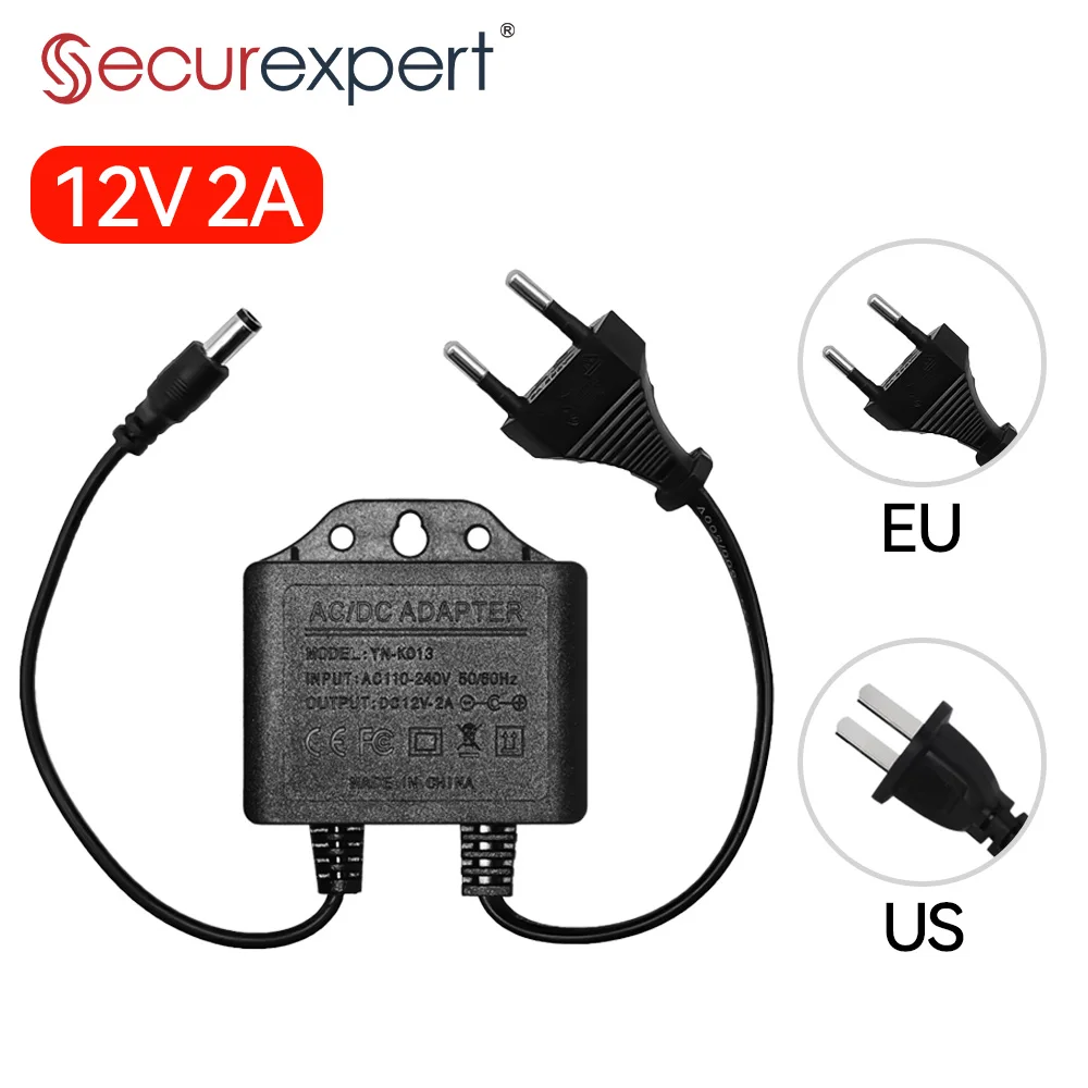 Power Adapter  DC12V 2A Waterp - Outdoor Power Plug In review and price