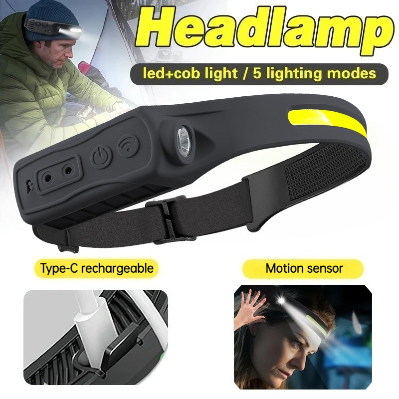 Powerful COB LED Sensor Headla - Outdoor Power Head review and price