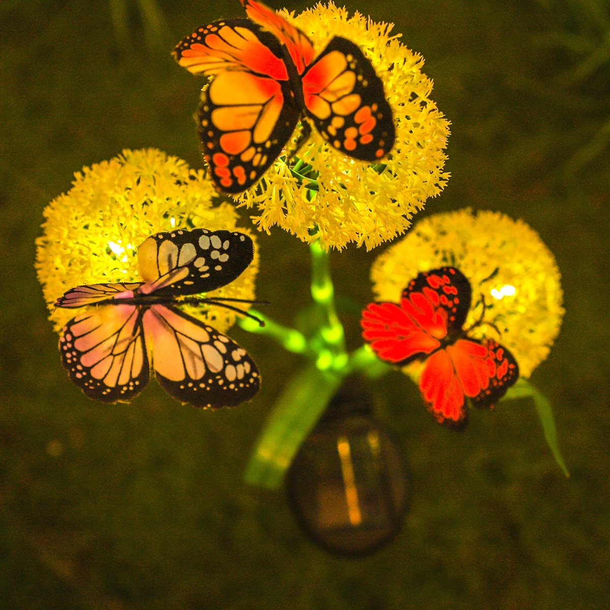 Solar Powered Butterfly Dandel - Outdoor Yard Power Stake review and price