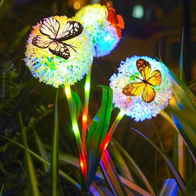 Solar Powered Butterfly Dandel - Outdoor Yard Power Stake review and price