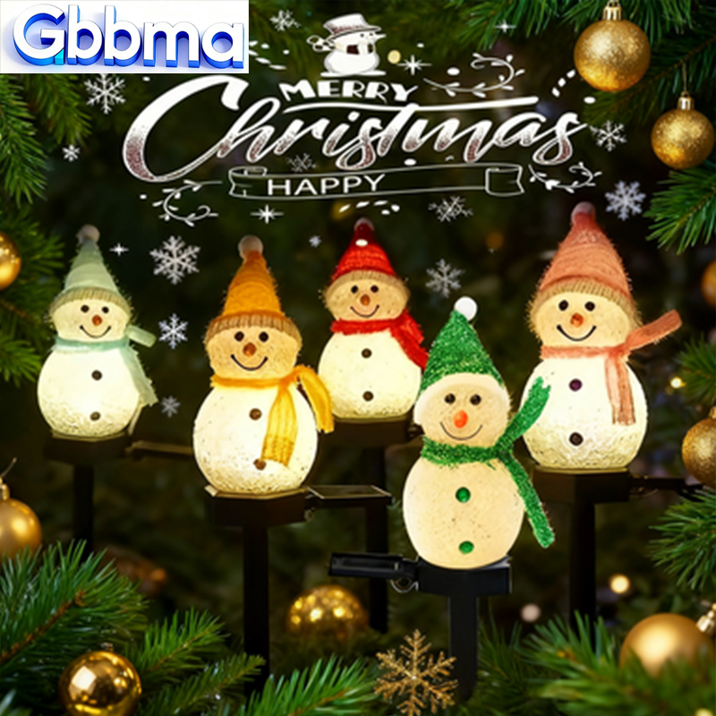 2 LED Snowman Solar Garden Lig - Outdoor Yard Power Stake review and price