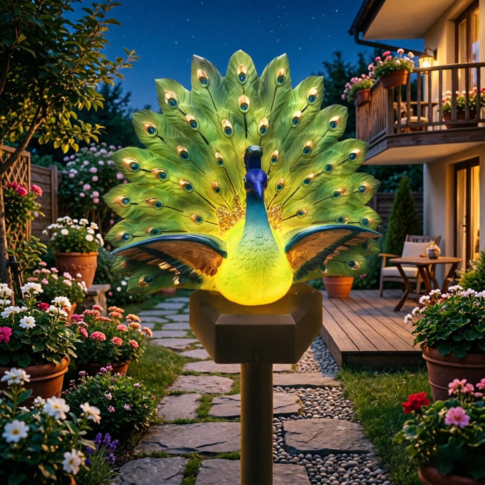 Solar Bird Garden Sculpture So - Outdoor Yard Power Stake review and price