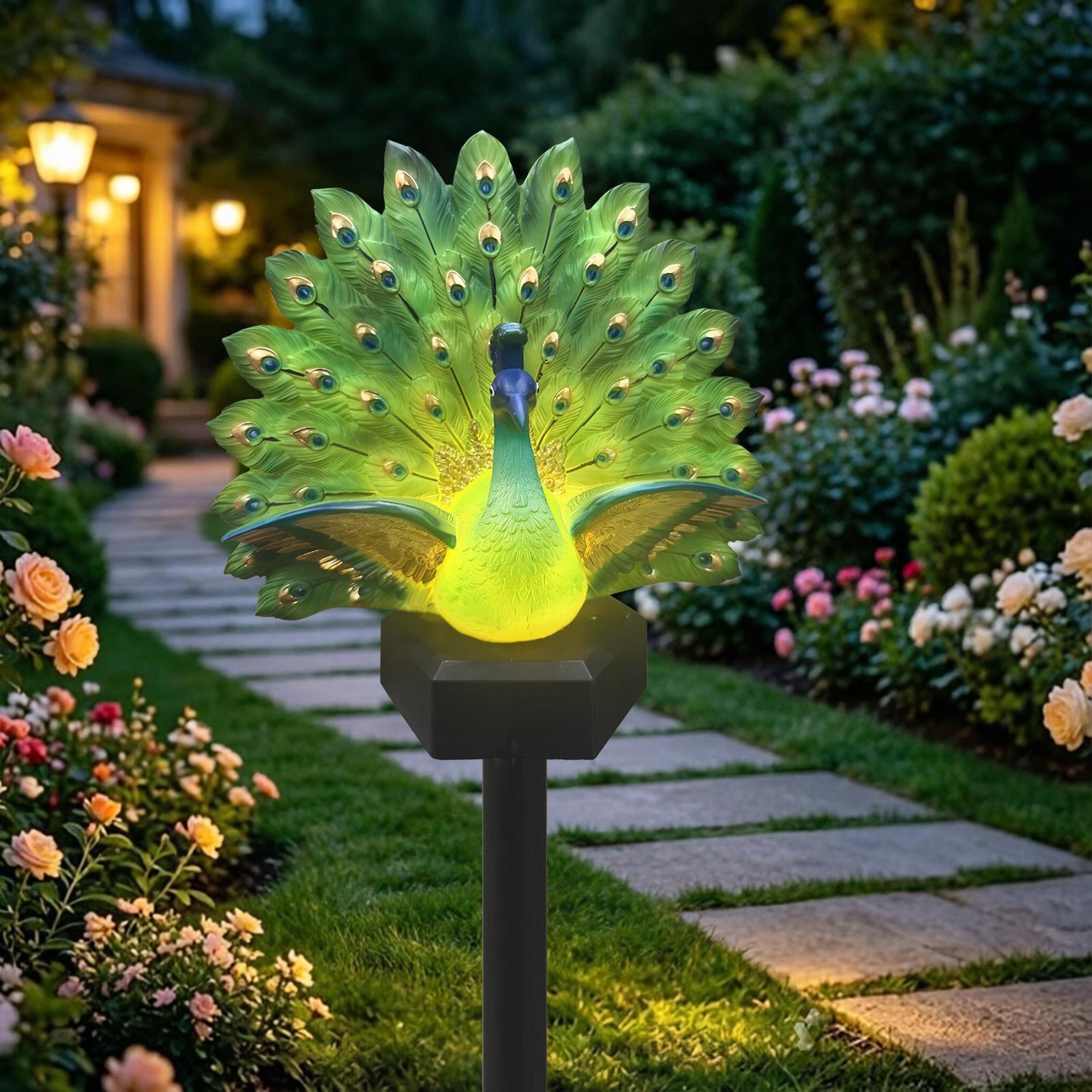 Solar Bird Garden Sculpture So - Outdoor Yard Power Stake review and price