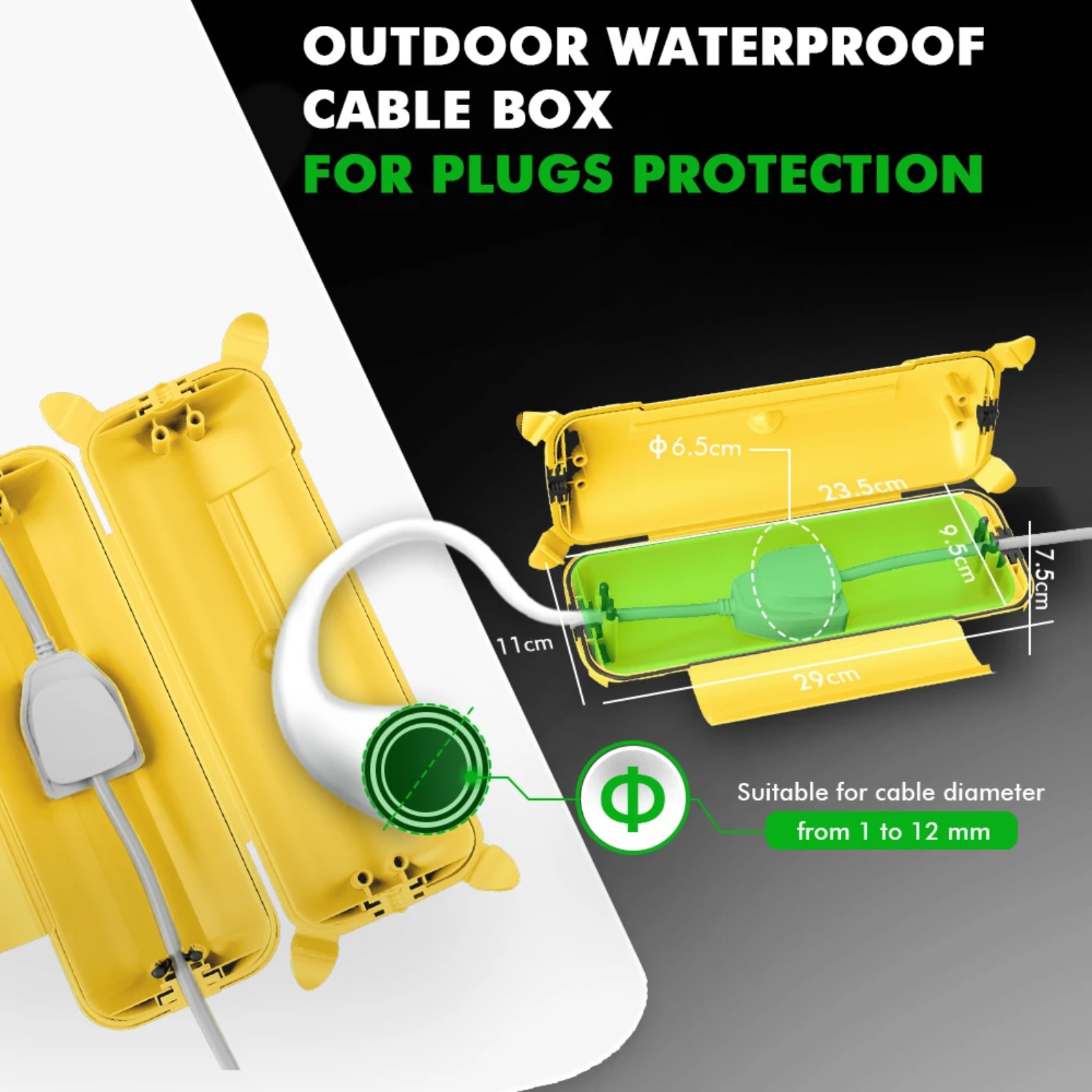 IP44 Outdoor Extension Cord Co - Outdoor Power Adapter review and price