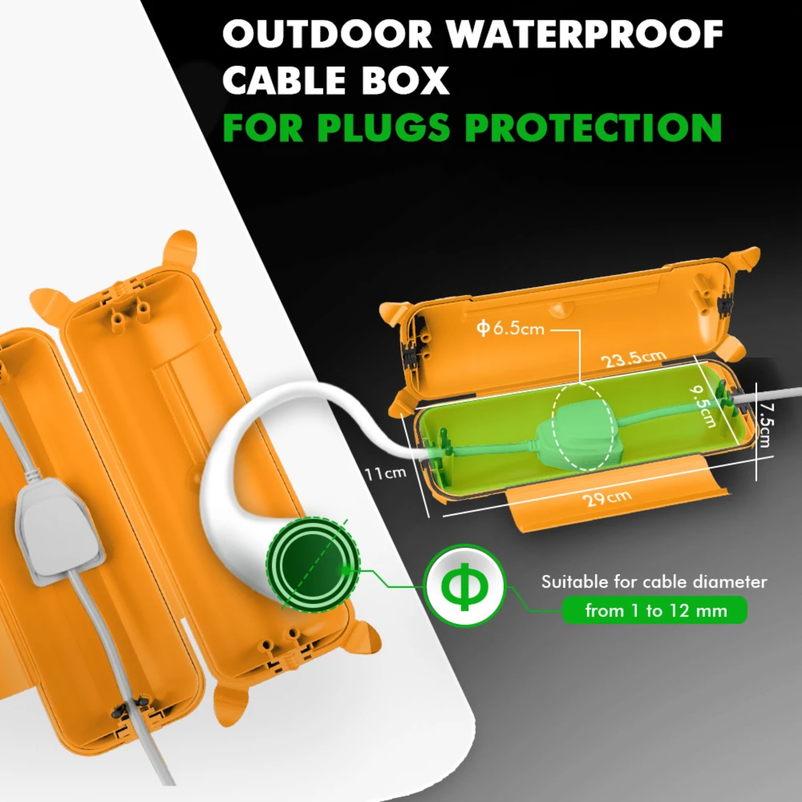 IP44 Outdoor Extension Cord Co - Outdoor Power Adapter review and price