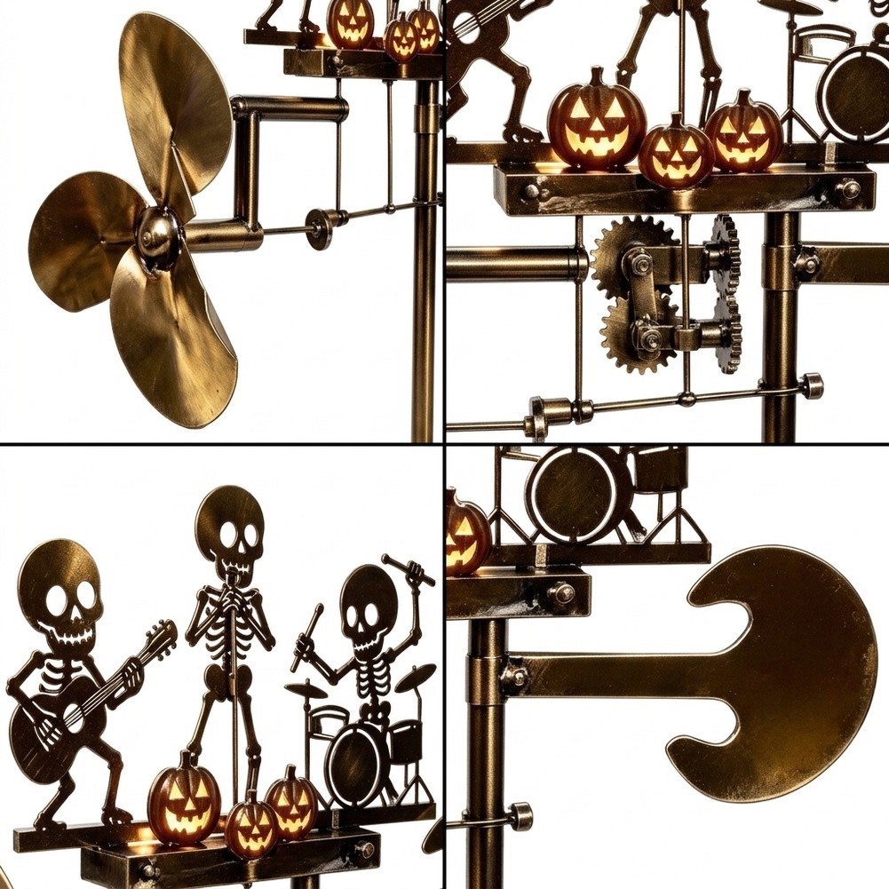 1 Piece Halloween Vintage Skel - Outdoor Yard Power Stake review and price