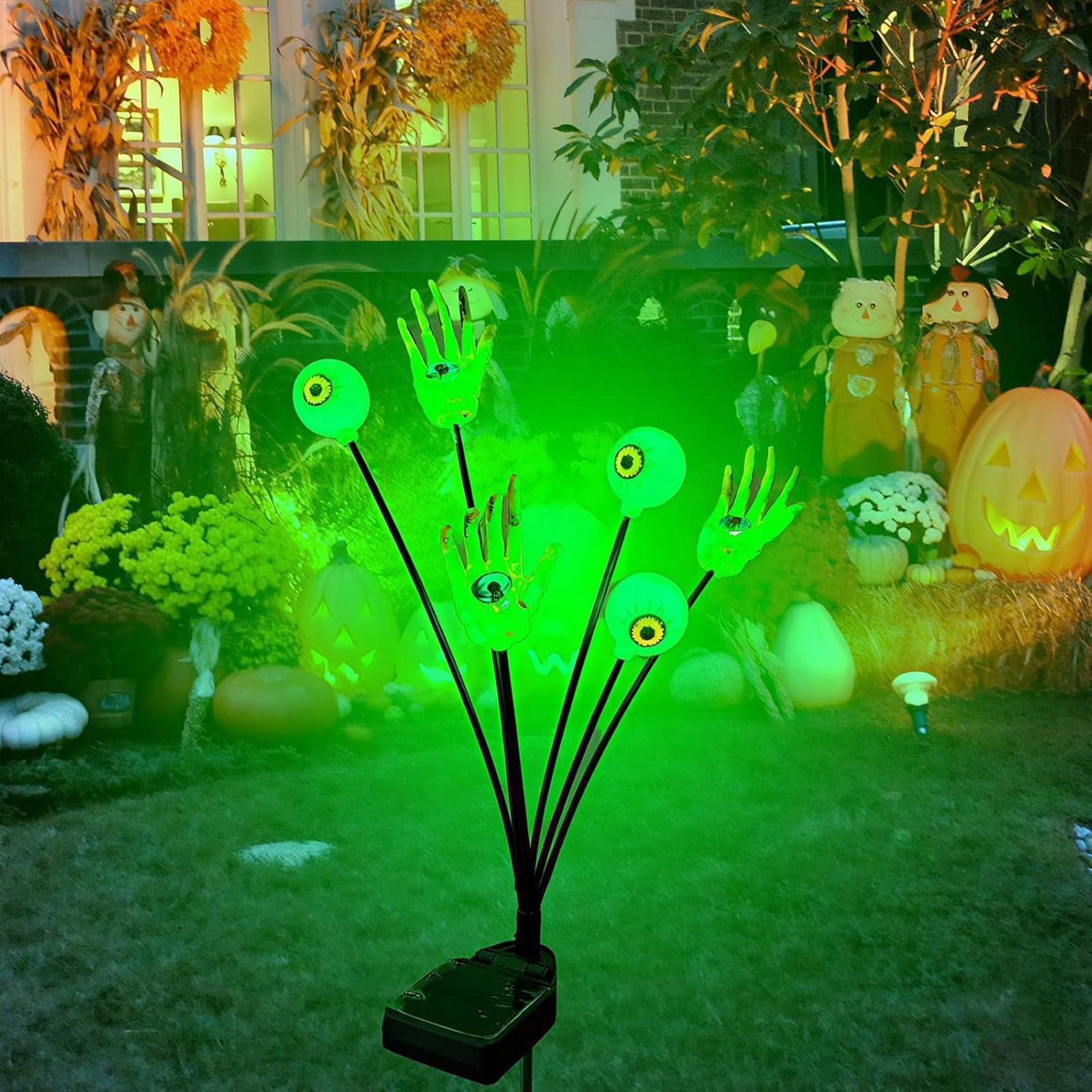 Hand Stake Lights Skeleton Han - Outdoor Yard Power Stake review and price