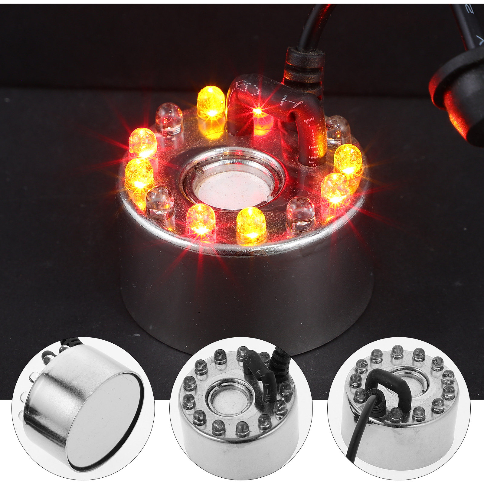 12 Colorful LED 16Mm Ultrasoni - Outdoor Power Adapter review and price