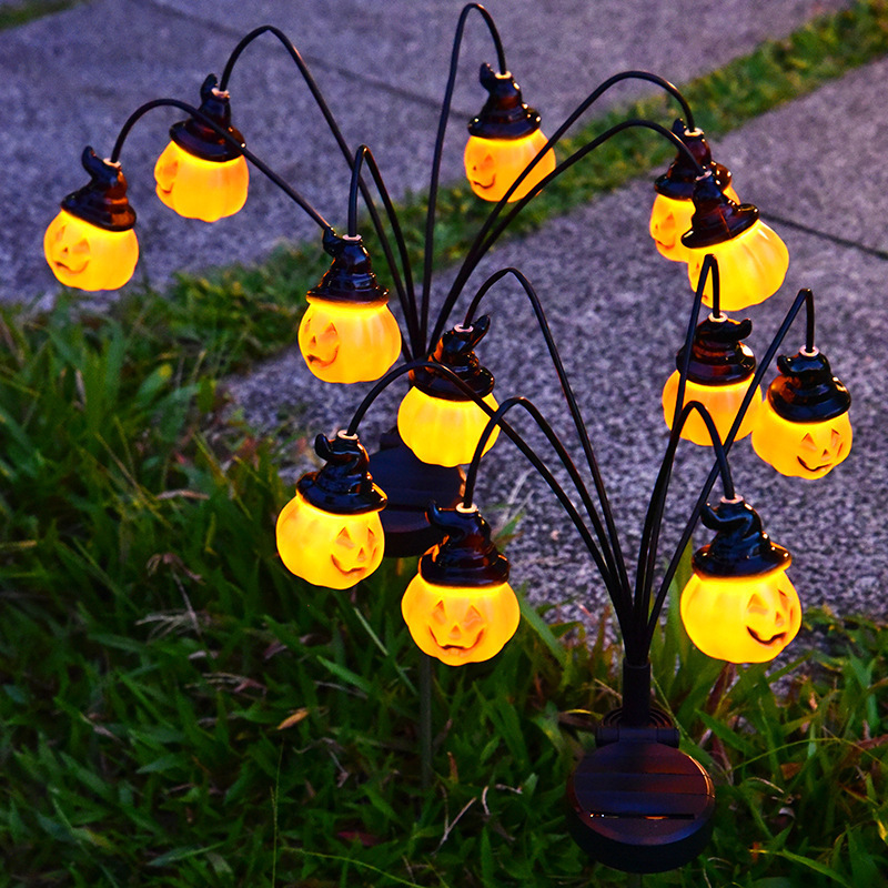 Solar Powered Halloween Pathwa - Outdoor Yard Power Stake review and price