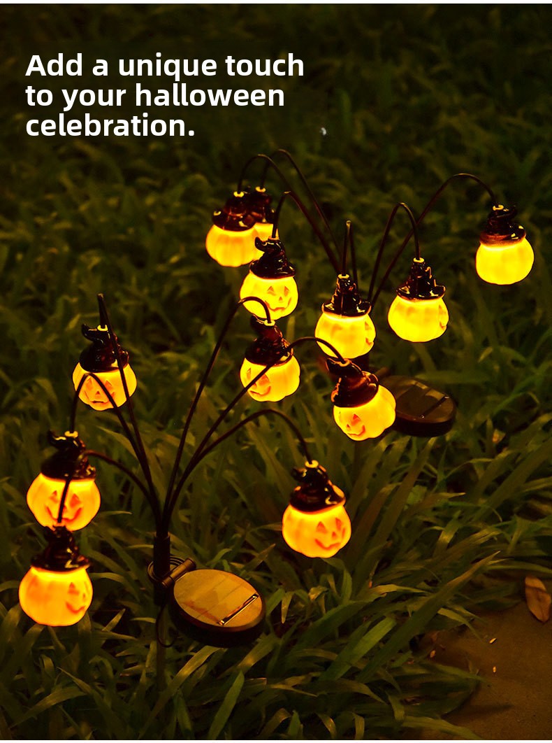 Solar Powered Halloween Pathwa - Outdoor Yard Power Stake review and price