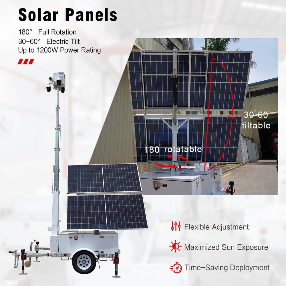 Solar Power Unit Trailer Mobil - Outdoor Power Tower review and price