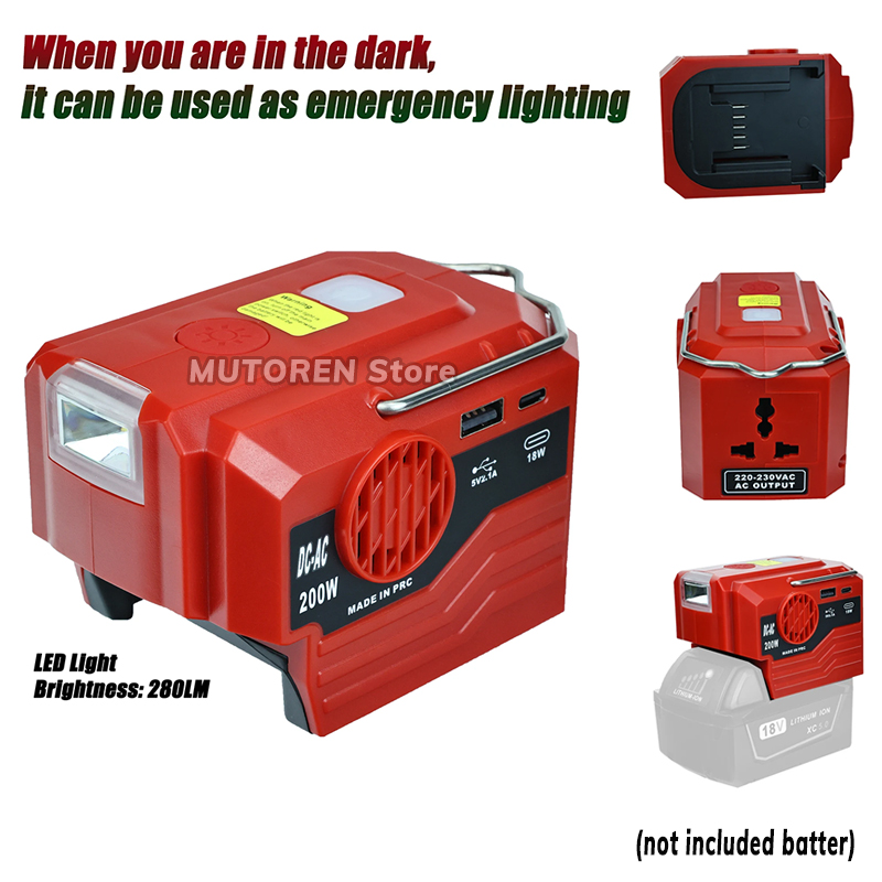 200W Portable Power Inverter 1 - Outdoor Power Inverter review and price