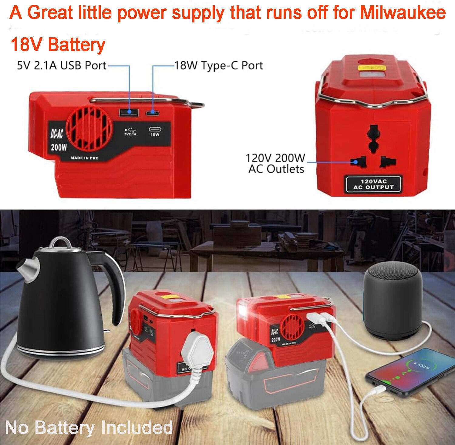 200W Portable Power Inverter 1 - Outdoor Power Inverter review and price