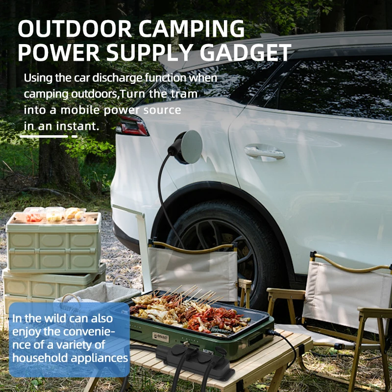 Portable 16A 4KW V2L Cable Ele - Outdoor Power Plug In review and price