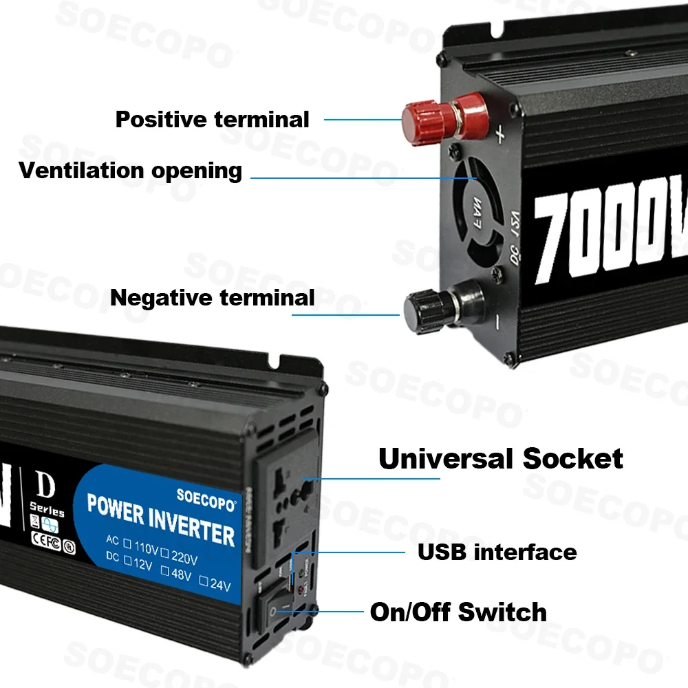 SOECOPO 7000W Power Inverter,  - Outdoor Power Inverter review and price