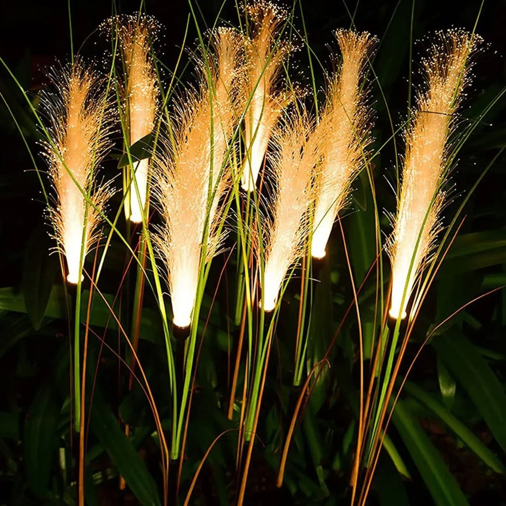 Solar Powered Reed Lights Outd - Outdoor Yard Power Stake review and price