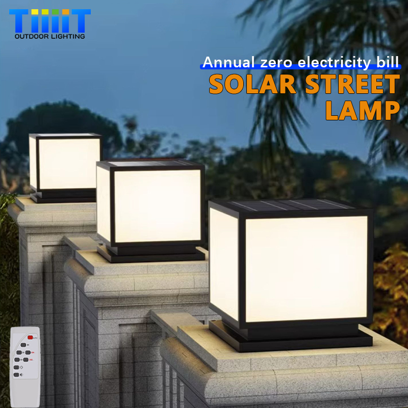 Outdoor LED Solar Column Light - Outdoor Power Tower review and price
