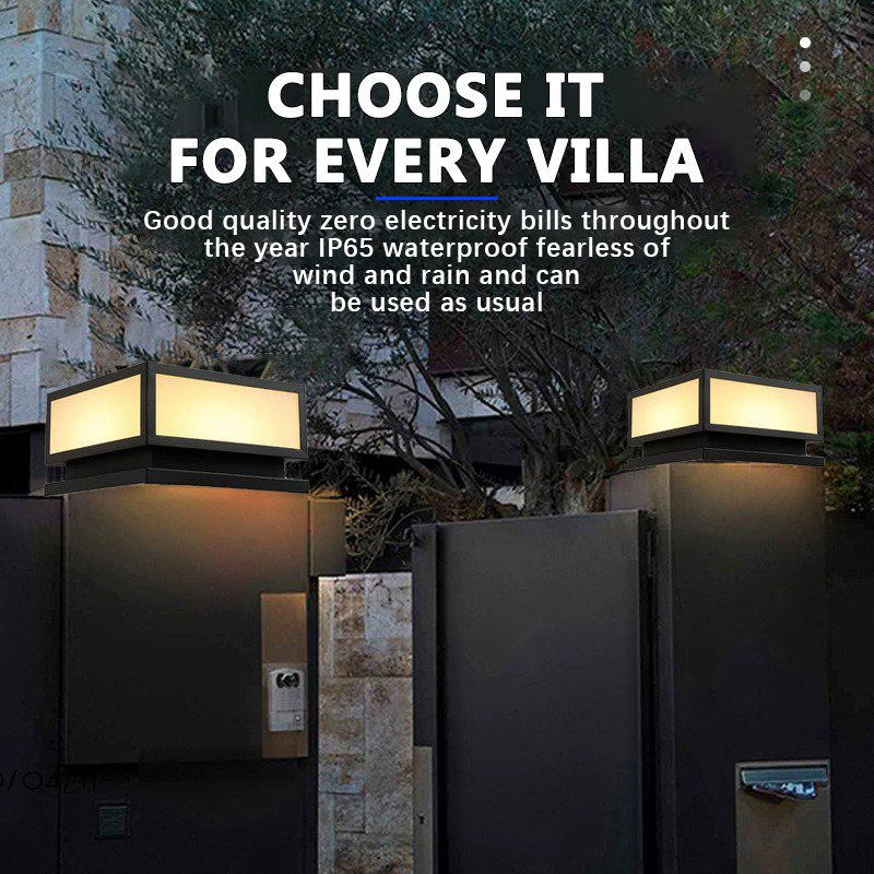 Outdoor LED Solar Column Light - Outdoor Power Tower review and price