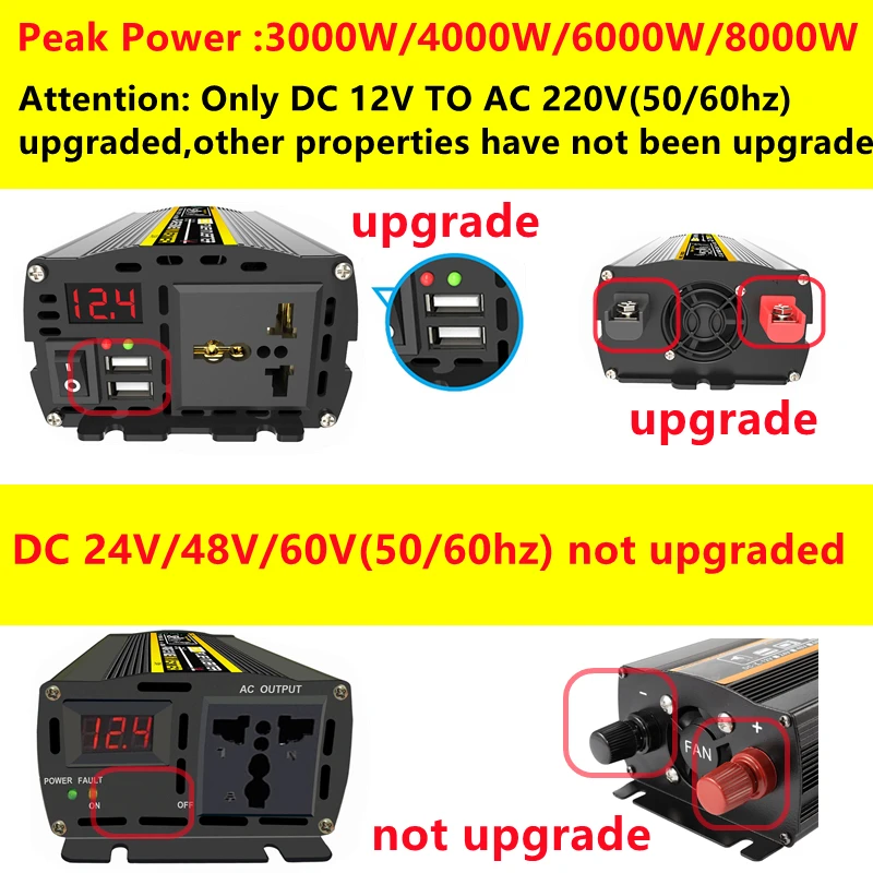 6000W DC12/24V to AC 220V Pure - Outdoor Power Inverter review and price