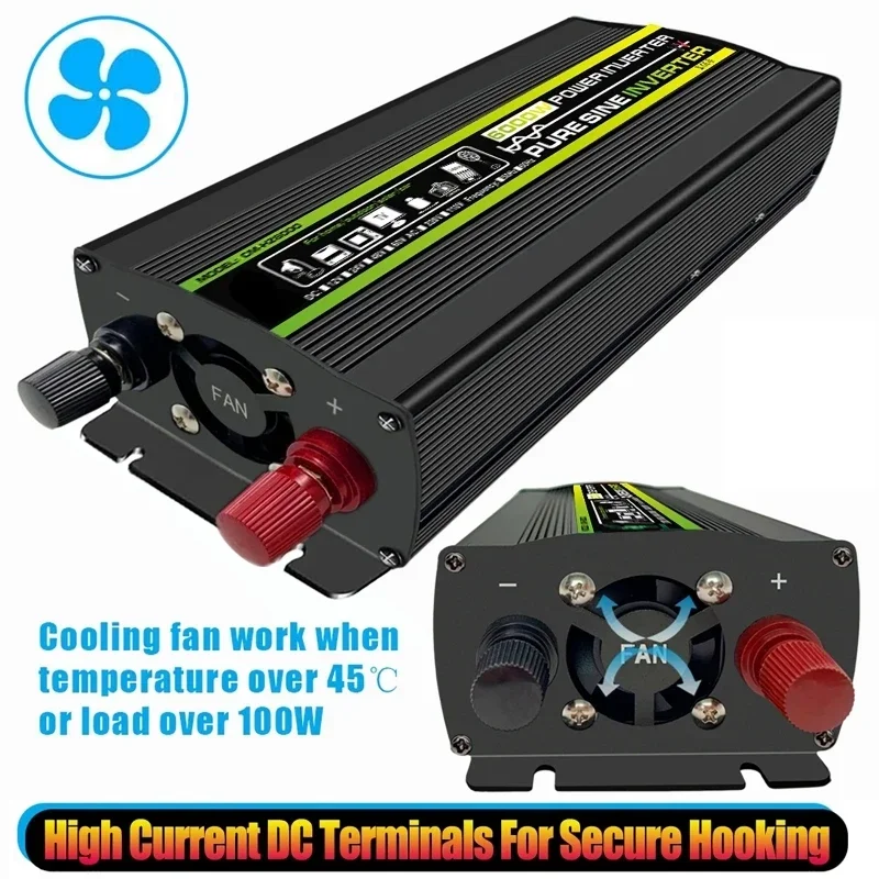 6000W DC12/24V to AC 220V Pure - Outdoor Power Inverter review and price